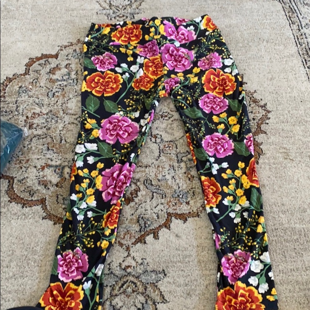 Floral leggings